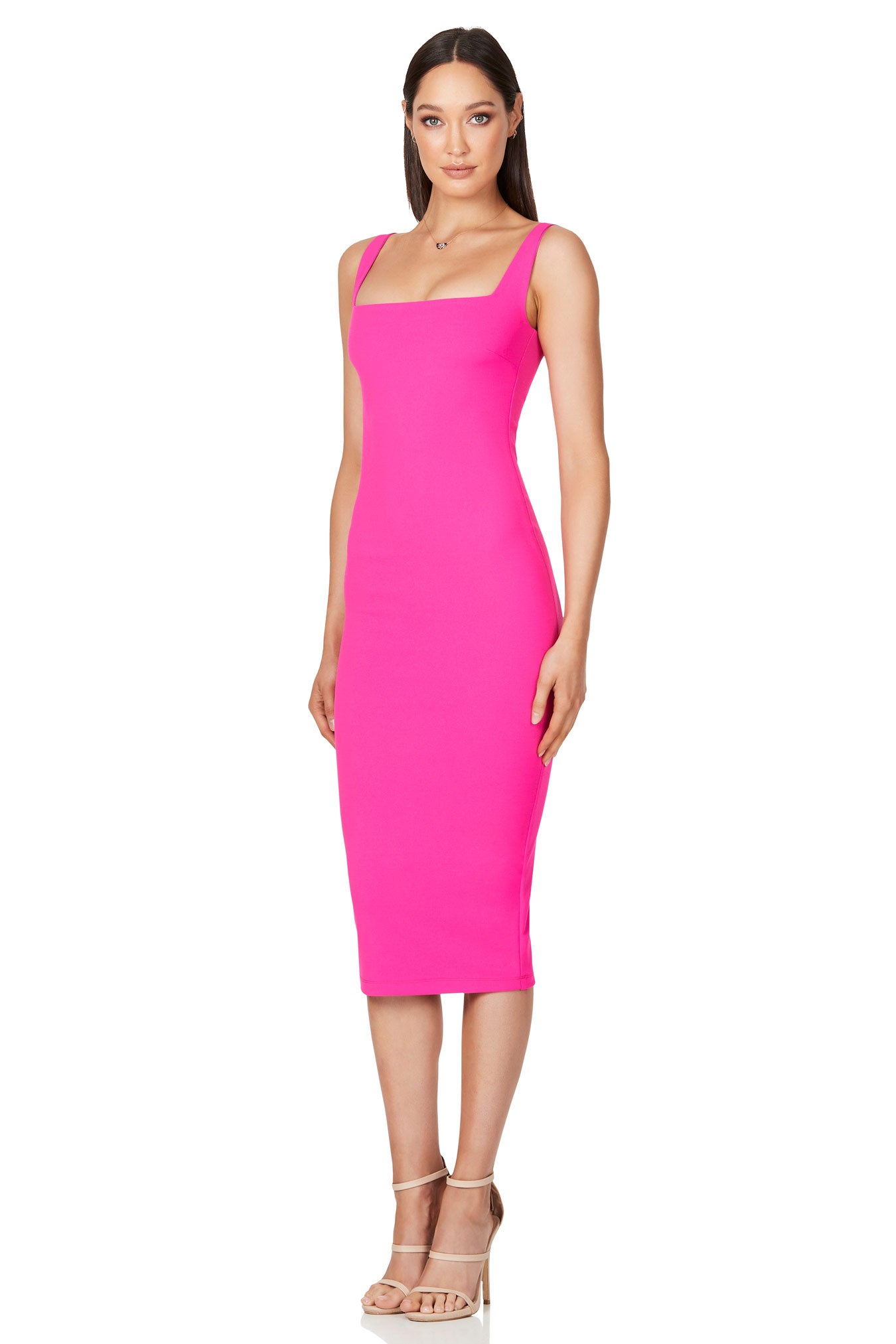 Rendevous Midi in Neon Pink by Nookie