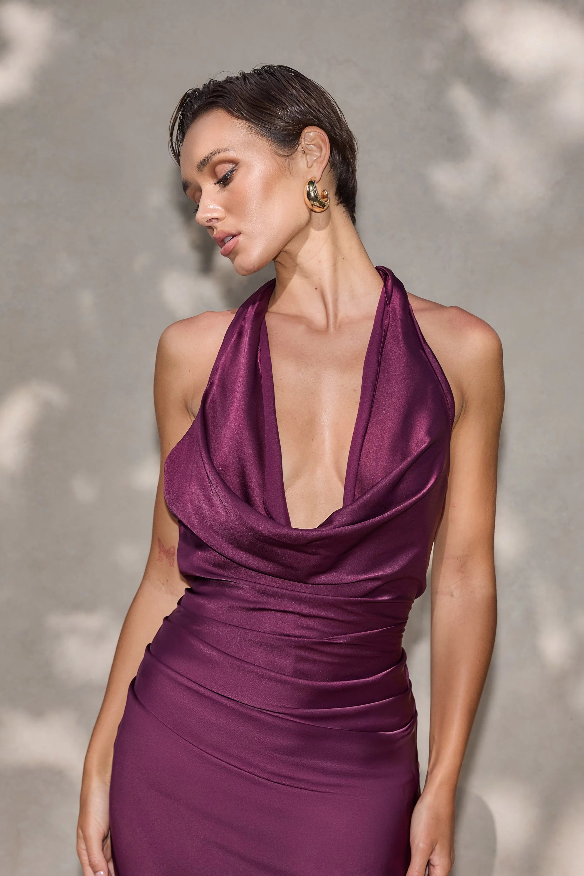 Penelope Drape Gown by Nookie