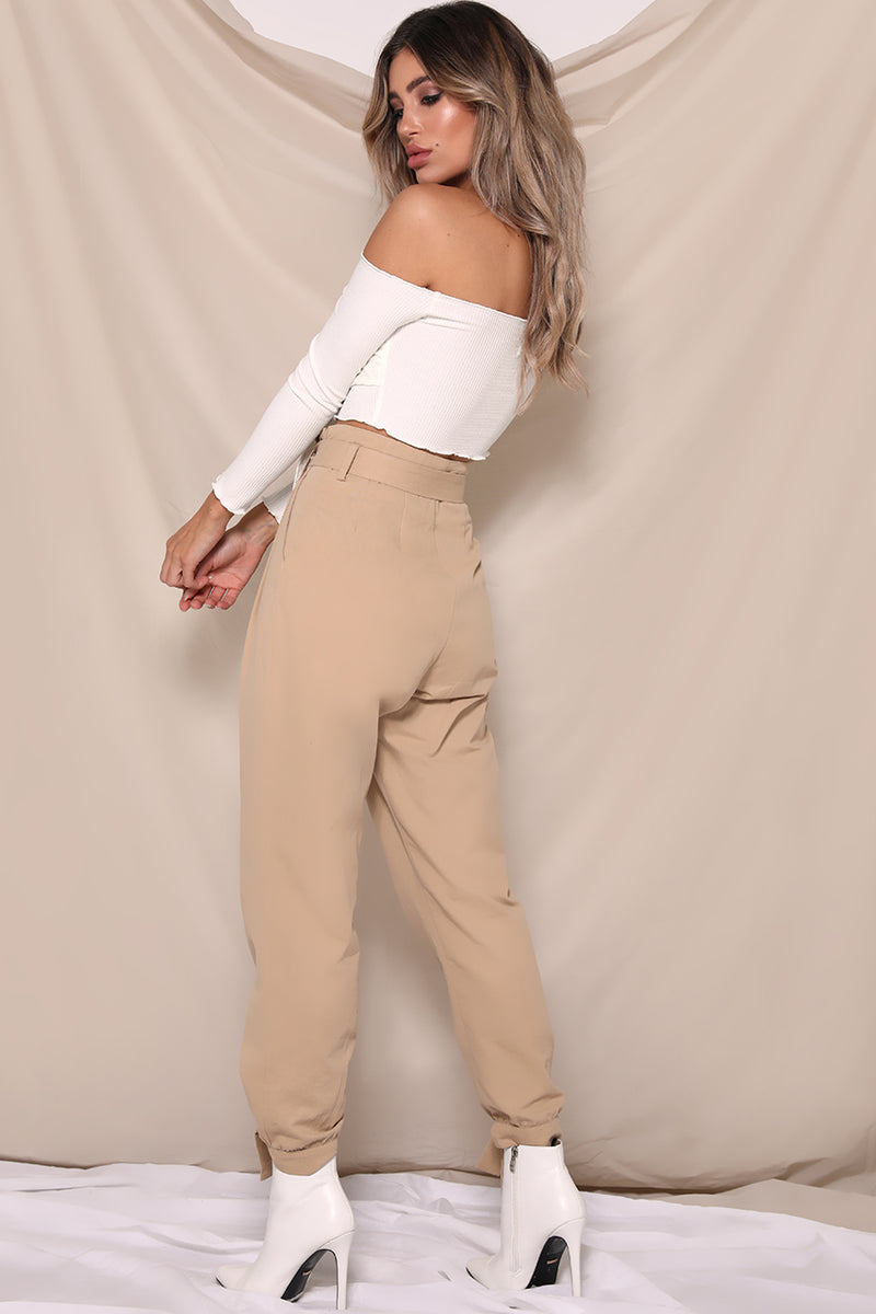 Work it Pants in Tan by Runaway the Label