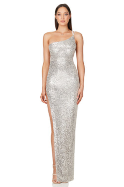 Liberty Gown | Silver | Dress | MADE in Australia by Nookie the Label