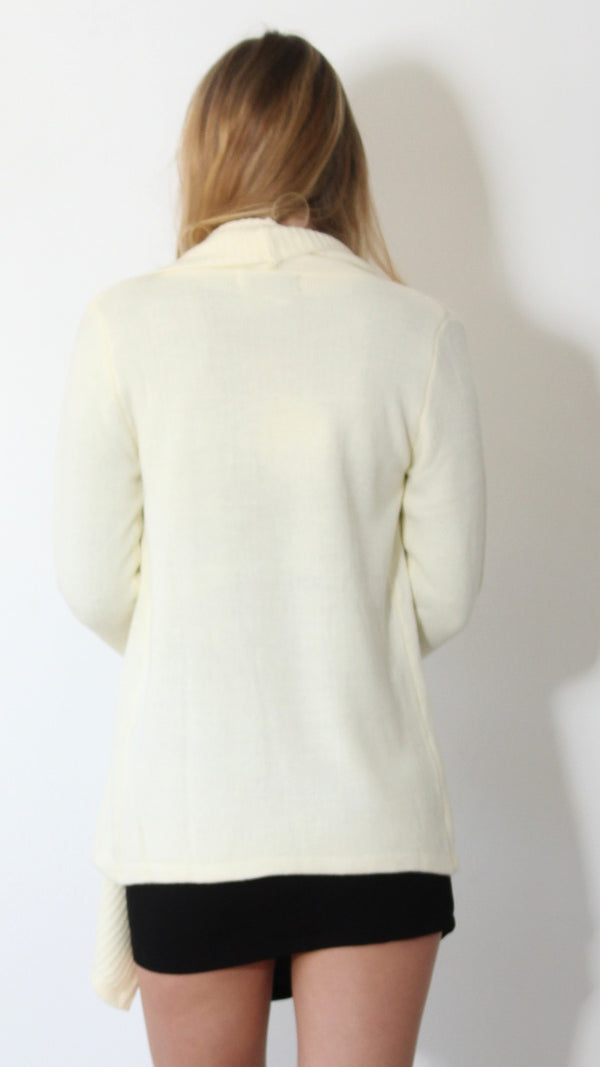 On a Whim Cardigan in Vanilla by Madison Square Clothing
