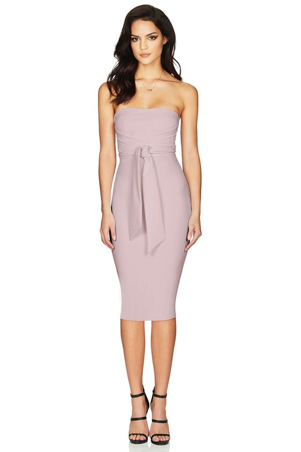 Nookie Royal Midi Dress - Dusty Pink, Final Sale